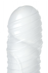 Мастурбатор Pocket Stripy, белый, 7,8 см (растягивается до 30 см)